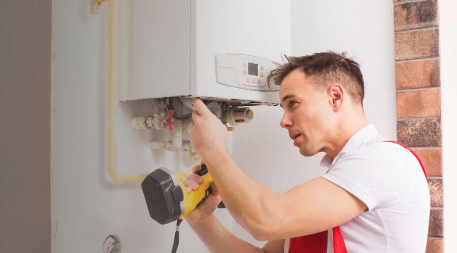 Local tankless water heater installation in Richland, MI